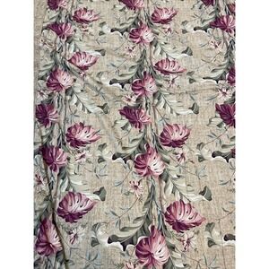 CHARTER CLUB KING DUVET COVER TROPICAL FLORAL LEAVES